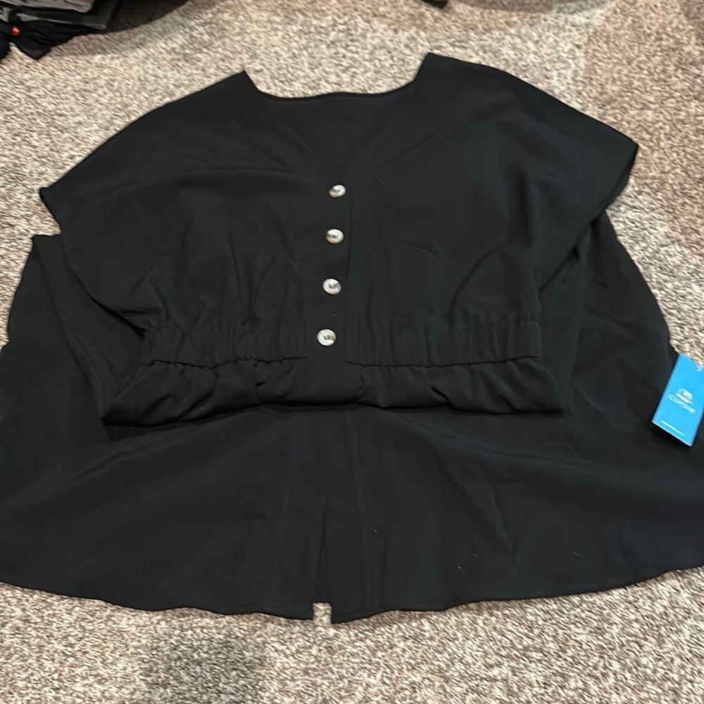 Black Cupshe dress , short sleeve